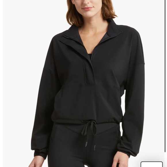 SWEATY BETTY EXPLORER 1/2 ZIP CROPPED MIDLAYER PULLOVER JACKET SWEATSHIRT NWT XL - Picture 7 of 13
